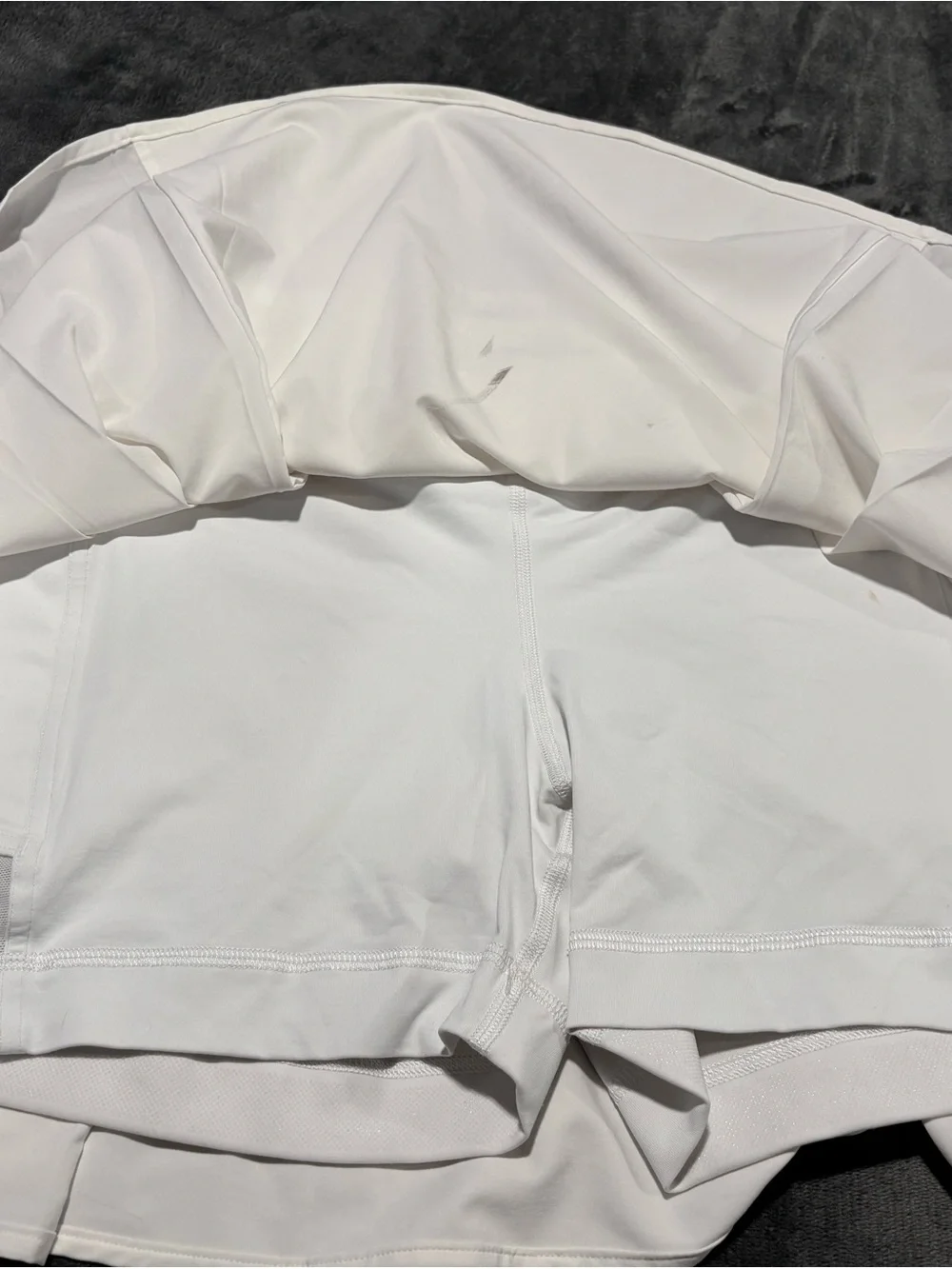 lululemon athletica White Active Skirt with Built-In Liner